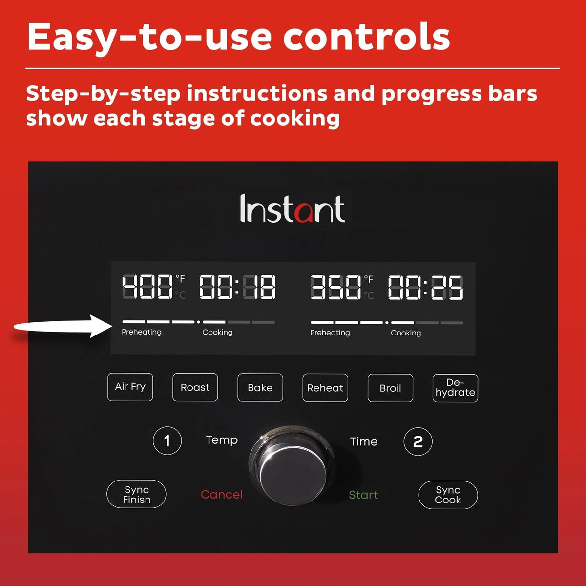 Instant Pot® 9QT VORTEX® Air Fryer with VersaZoneTM Technology