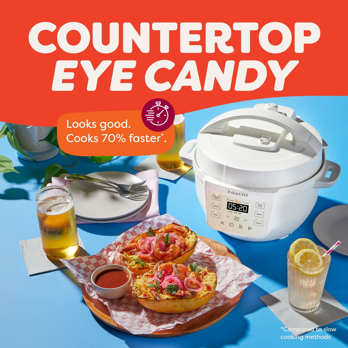 Instant Pot® 4QT RIOTM Mini Multi-Cooker, Sea Salt