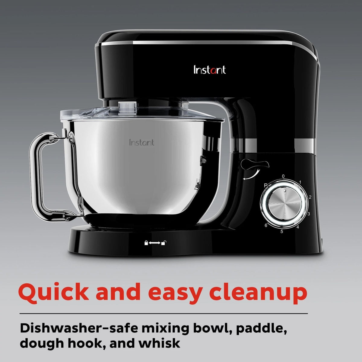 Instant Pot® 6.3QT Stand Mixer, Black