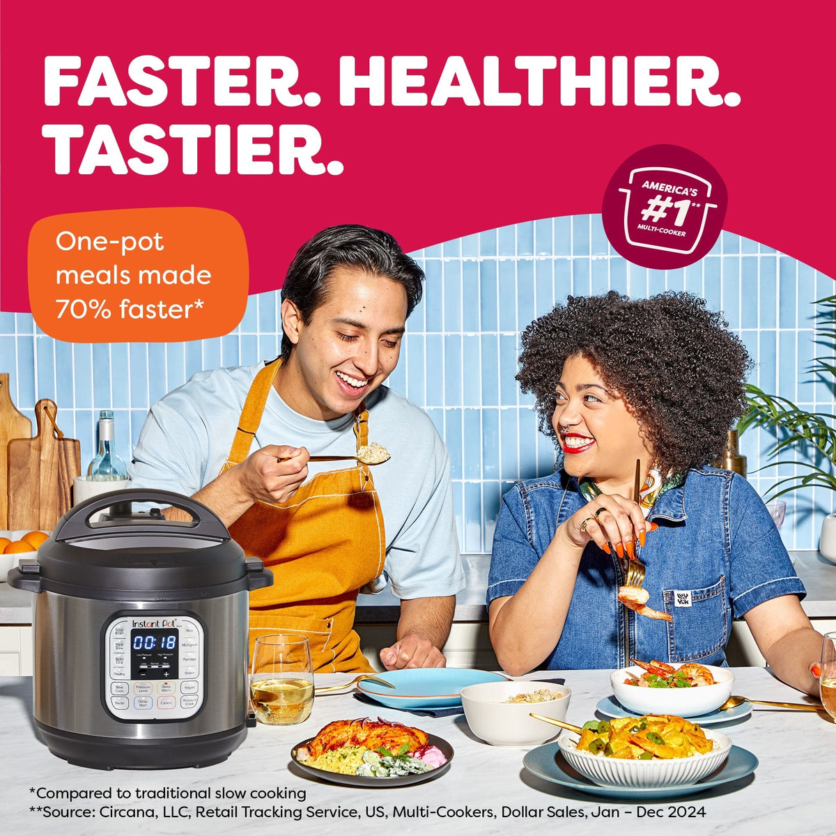 Instant Pot® DuoTM 8QT Multi-Use Pressure Cooker