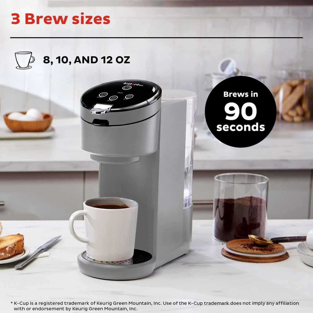 Instant Pot® SoloTM Single Serve Coffee Maker, Gray