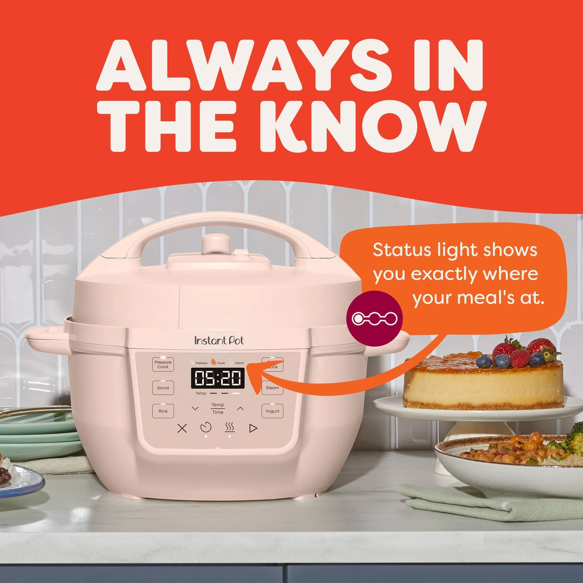 Instant Pot® 4QT RIOTM Mini Multi-Cooker, Rosewater