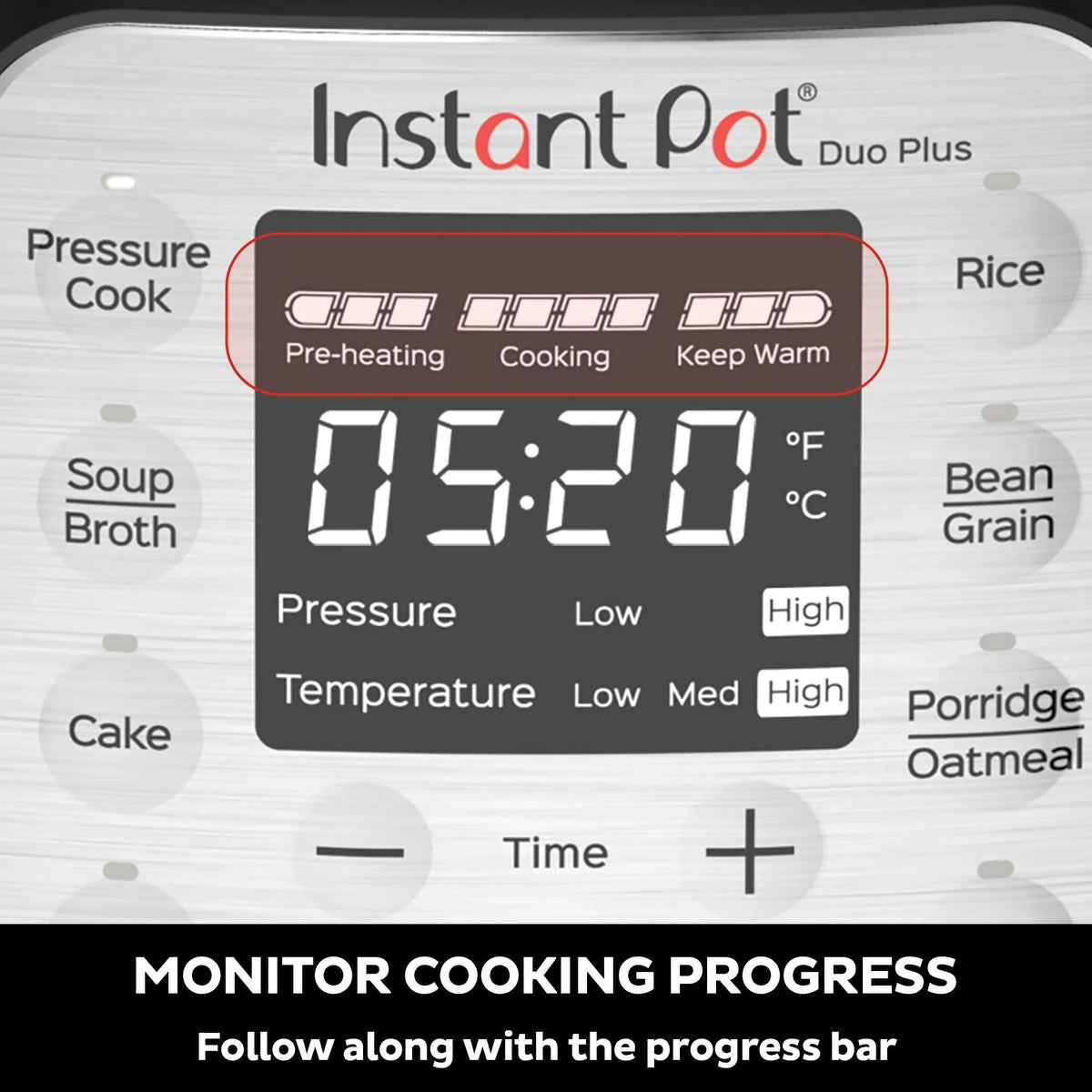 Instant Pot® DuoTM Plus Mini 3QT Multi-Use Pressure Cooker