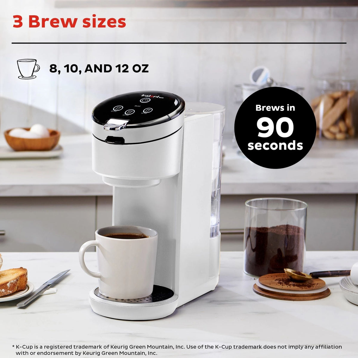 InstantTM Pot® SoloTM Single Serve Coffee Maker, White
