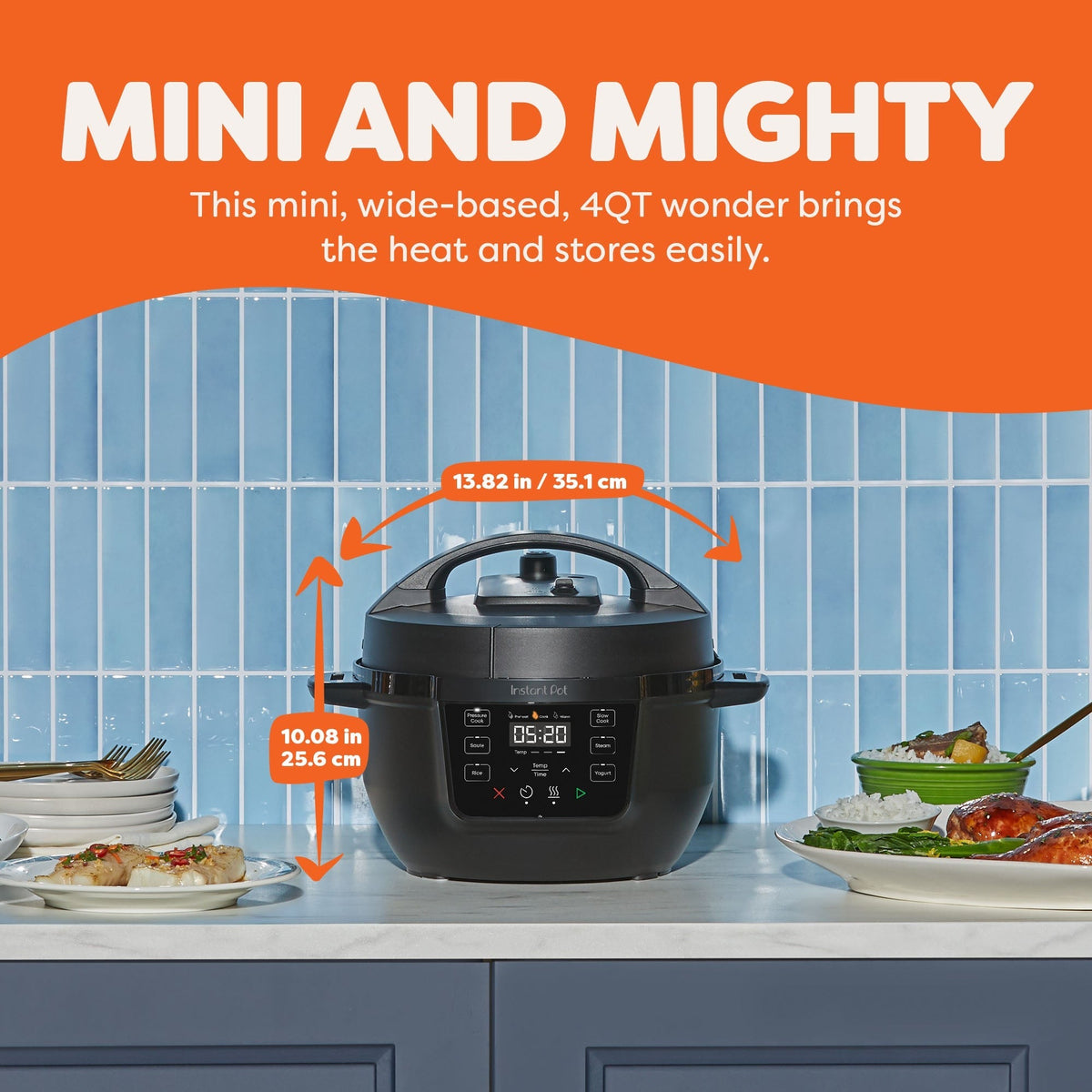 Instant Pot® 4QT RIOTM Mini Multi-Cooker, Black