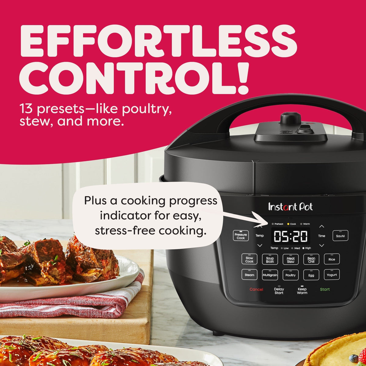 Instant Pot® RIOTM Wide Multi-Cooker