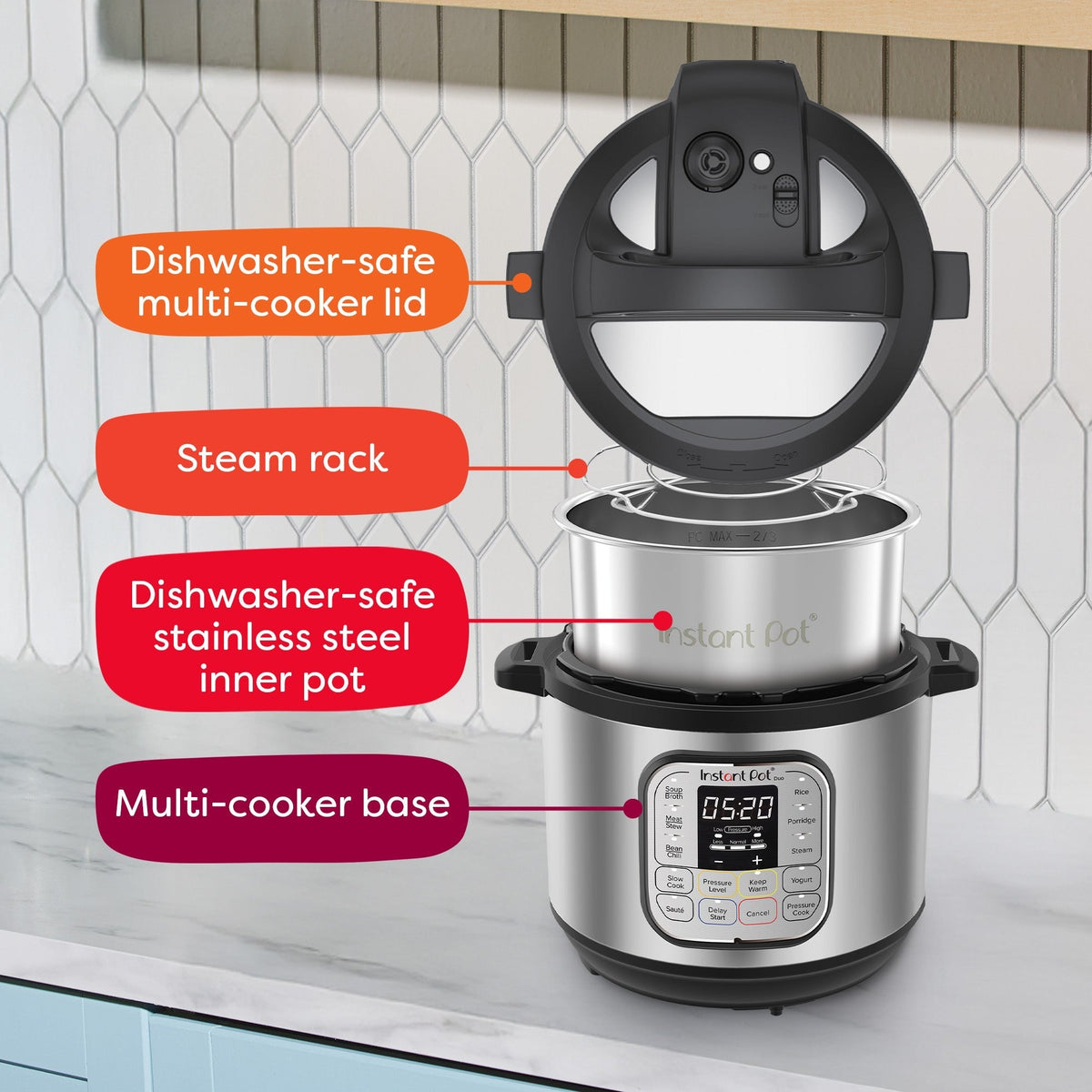 Instant Pot® DuoTM Mini 3QT Multi-Use Pressure Cooker