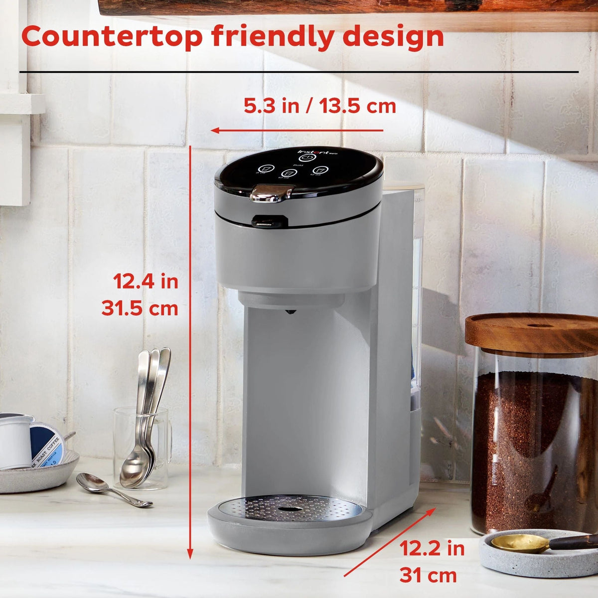 Instant Pot® SoloTM Single Serve Coffee Maker, Gray