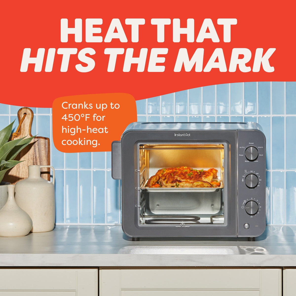 Instant Pot® 4-Slice InstantHeatTM Mini Air Fryer Toaster Oven, Truffle