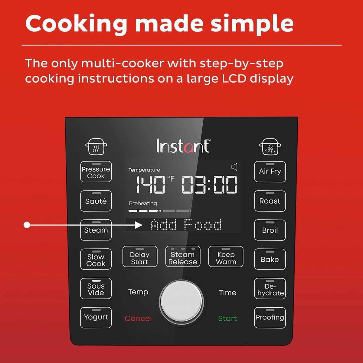 Instant Pot® DuoTM CrispTM 6.5QT with Ultimate Lid Multi-Cooker and Air Fryer