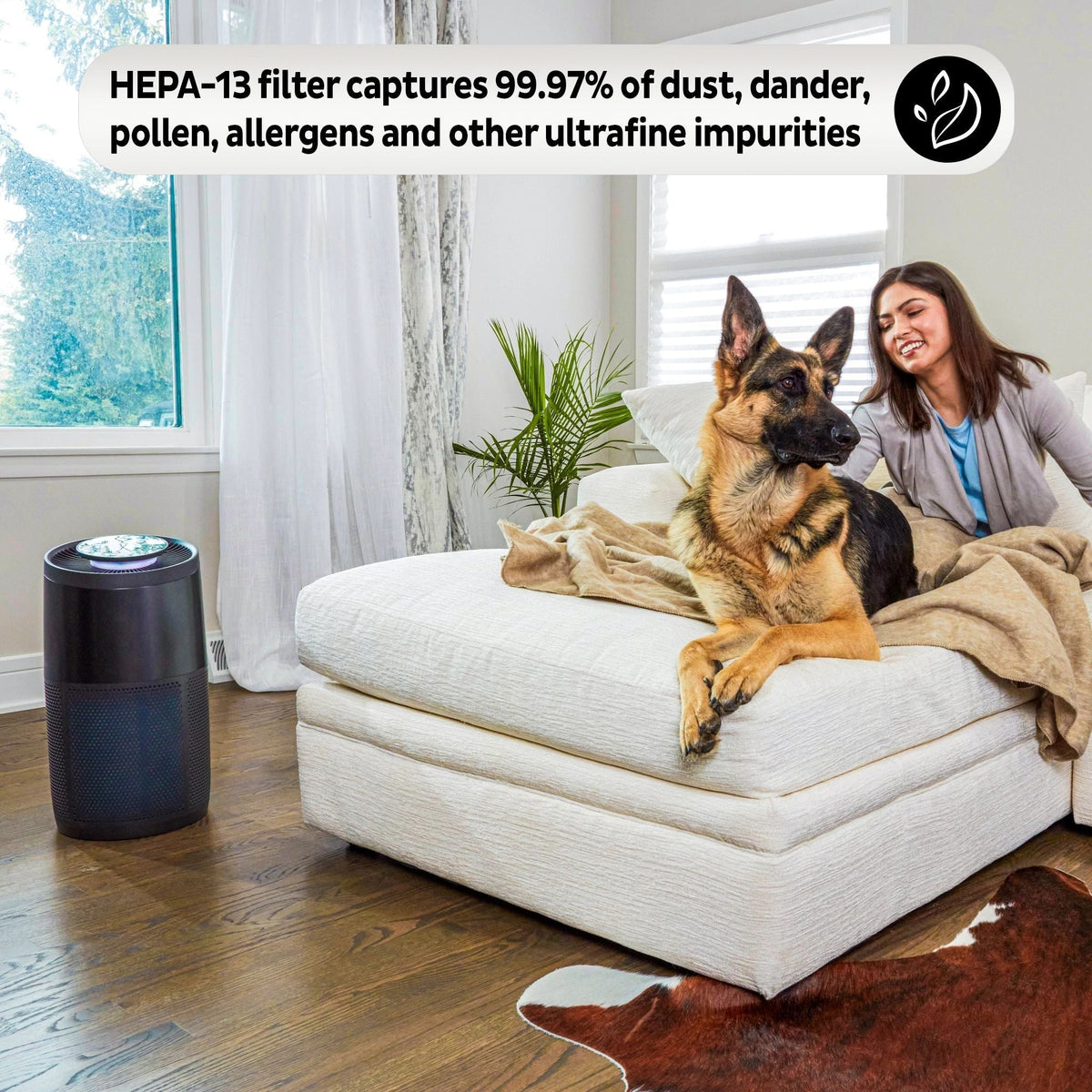 Instant Pot® Air Purifier, Large with Night Mode, Charcoal
