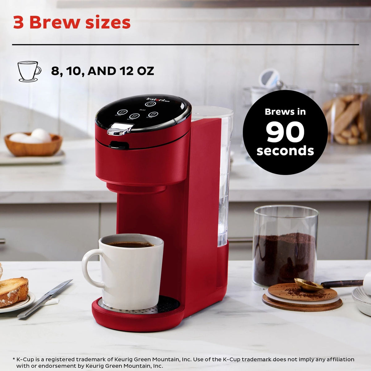 Instant Pot® SoloTM Single Serve Coffee Maker, Maroon