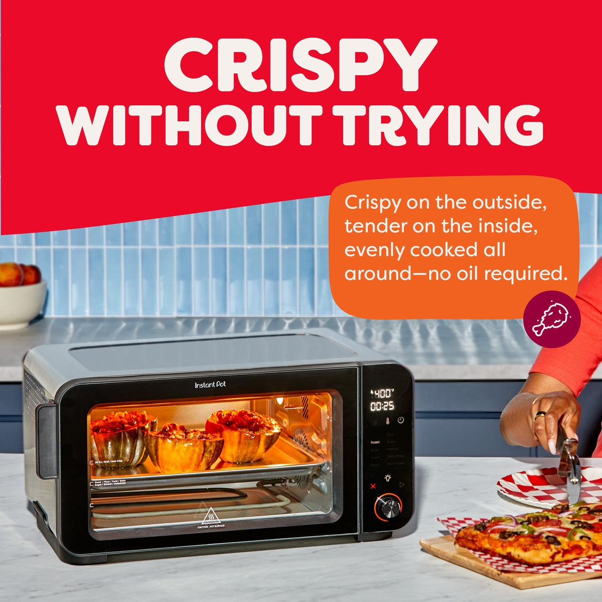 Instant Pot® 6-Slice InstantHeatTM Air Fryer Toaster Oven