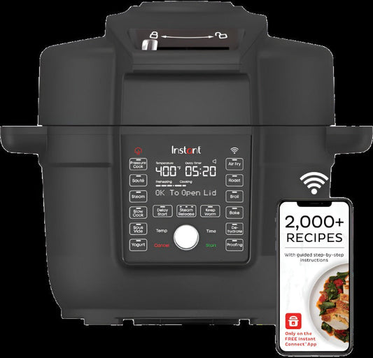 Instant Pot® DuoTM CrispTM 6.5QT with Ultimate Lid Smart Multi-Cooker and Air Fryer