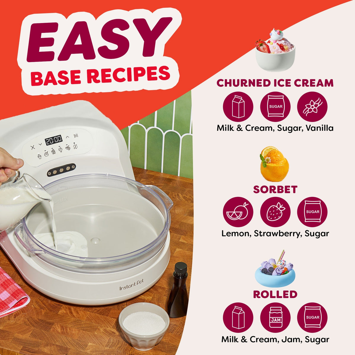 Instant Pot® InstantChillTM Ice Cream Maker