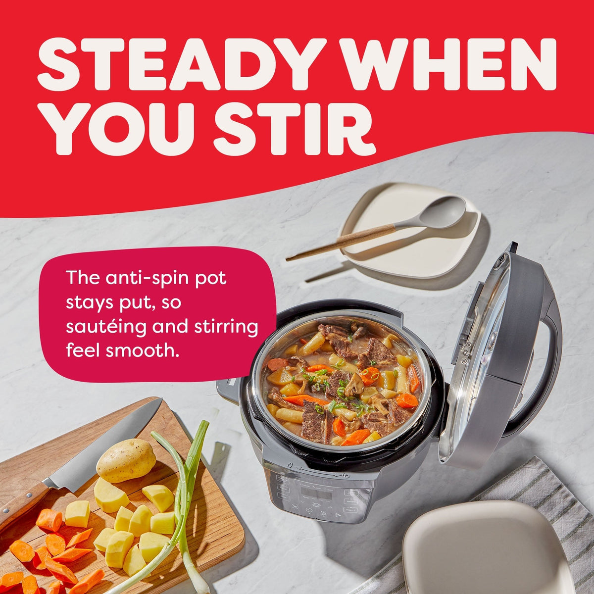Instant Pot® 4QT RIOTM Mini Multi-Cooker, Truffle
