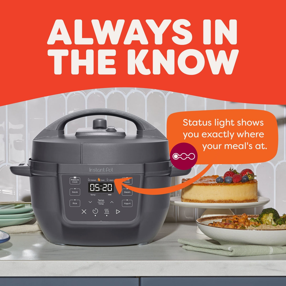 Instant Pot® 4QT RIOTM Mini Multi-Cooker, Truffle