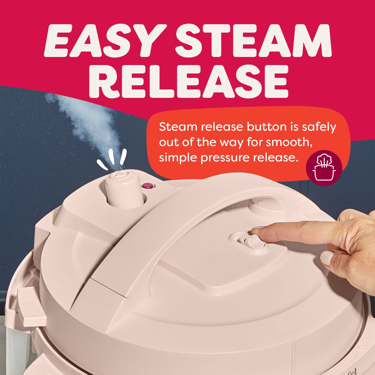Instant Pot® 4QT RIOTM Mini Multi-Cooker, Rosewater