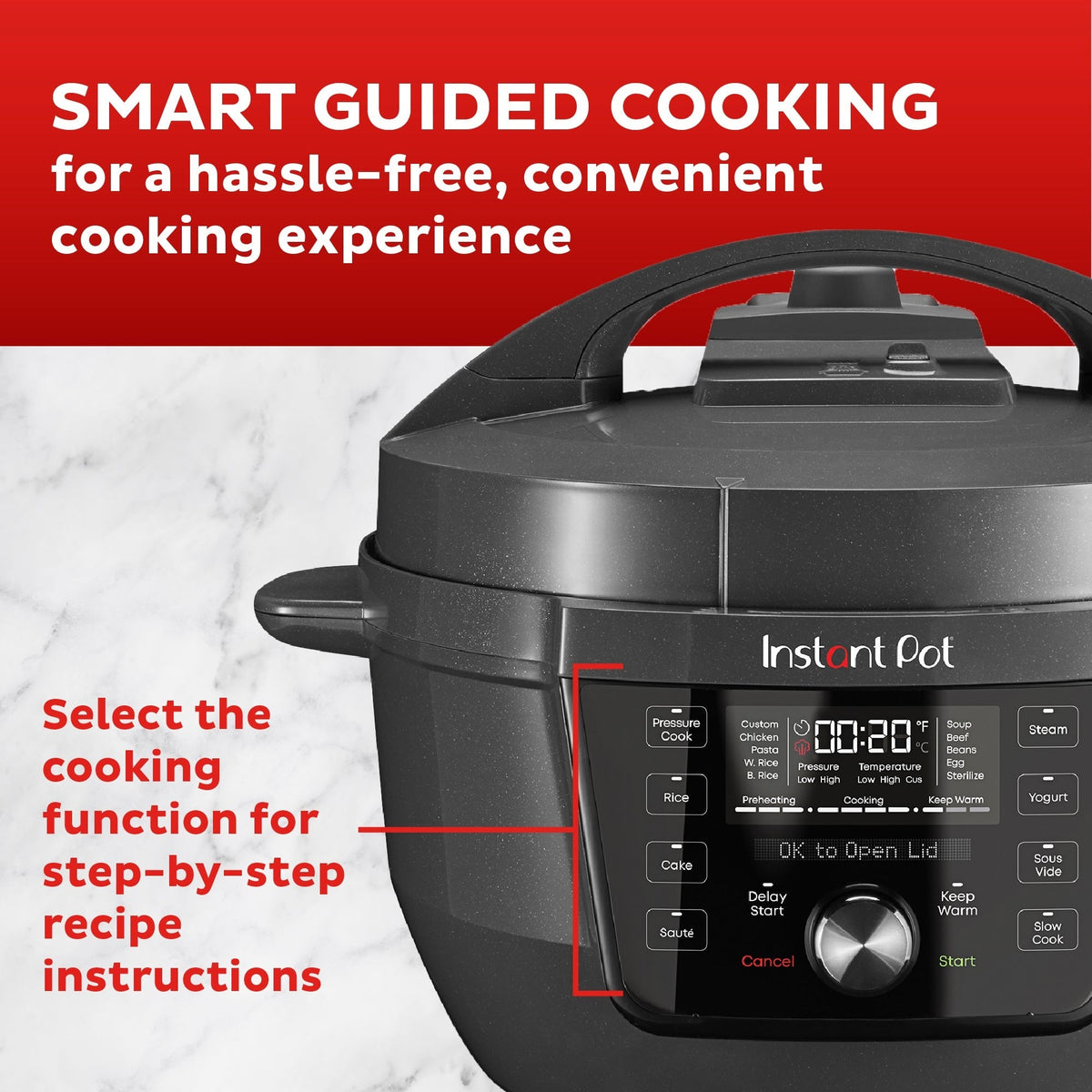 Instant Pot® RIOTM Wide Plus Multi-Cooker