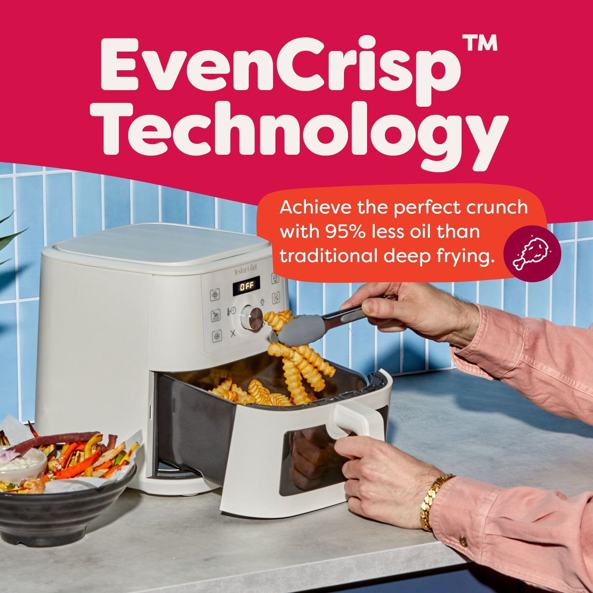 Instant Pot® 4QT VORTEX® Mini Air Fryer, Sea Salt