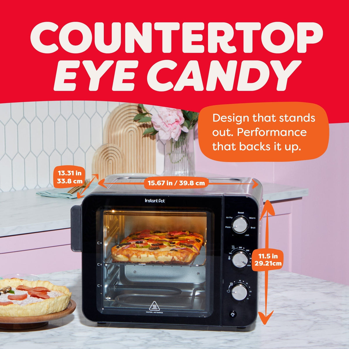 Instant Pot® 4-Slice InstantHeatTM Mini Air Fryer Toaster Oven