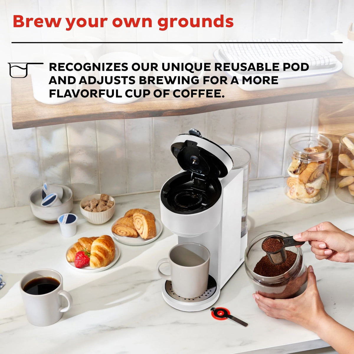InstantTM Pot® SoloTM Single Serve Coffee Maker, White