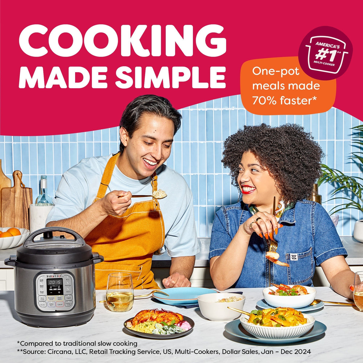 Instant Pot® DuoTM Mini 3QT Multi-Use Pressure Cooker