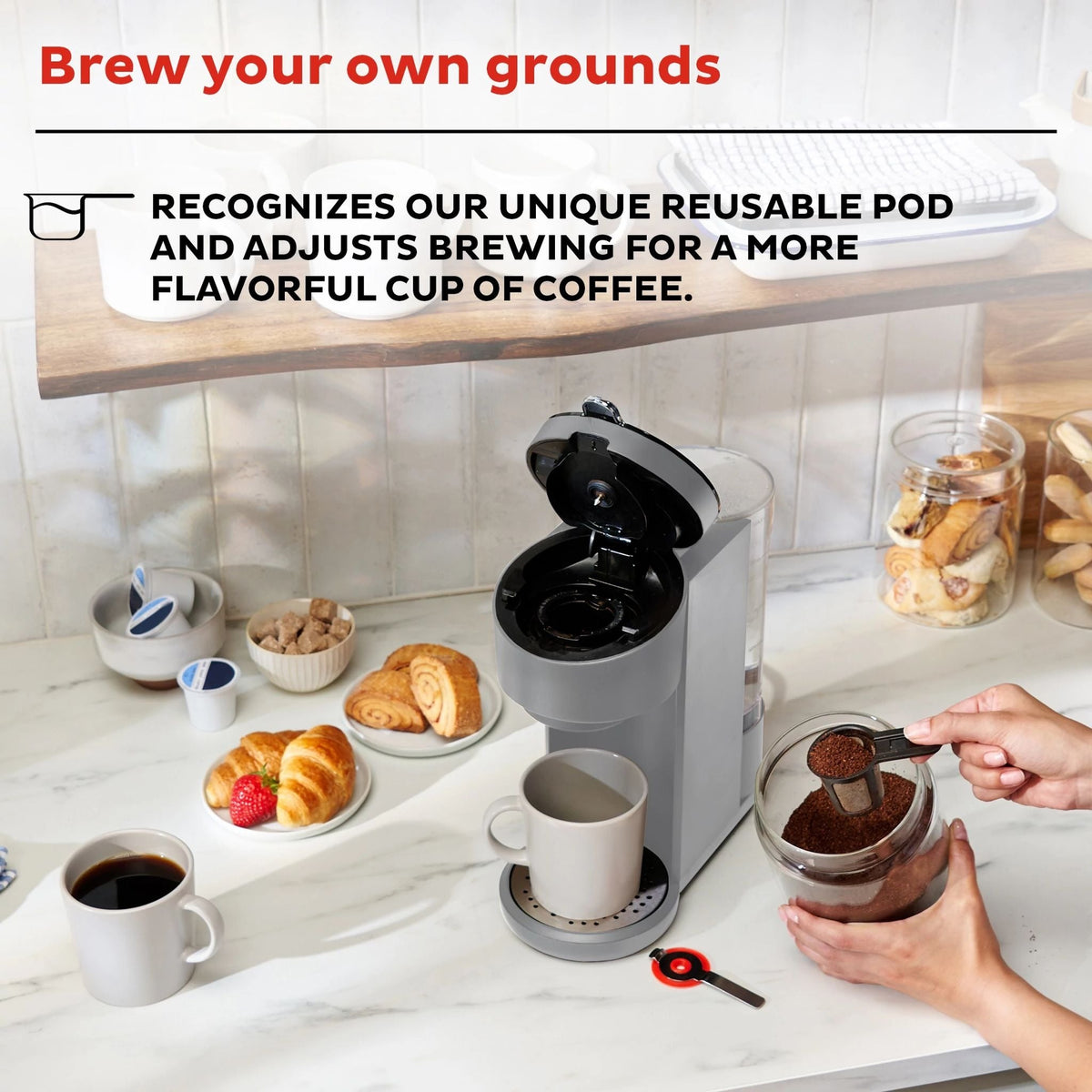 Instant Pot® SoloTM Single Serve Coffee Maker, Gray