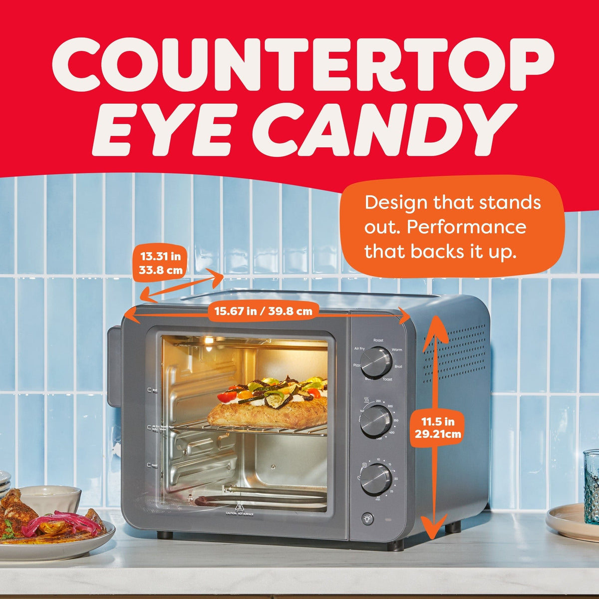 Instant Pot® 4-Slice InstantHeatTM Mini Air Fryer Toaster Oven, Truffle