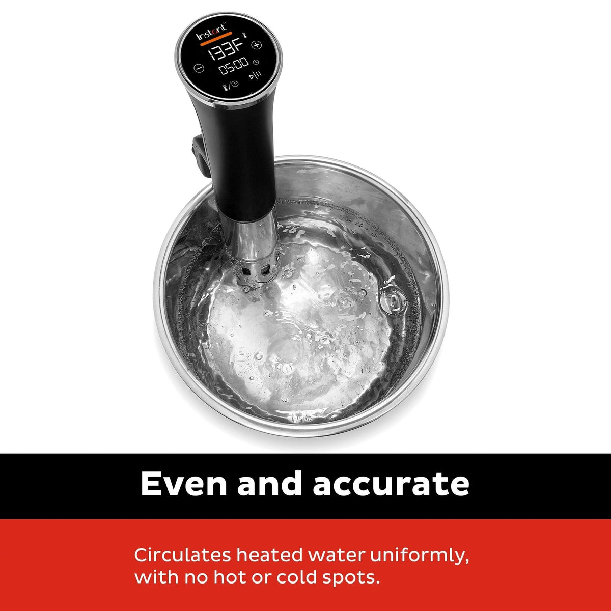 Instant Pot® Accu SlimTM Sous Vide Immersion Circulator, V2