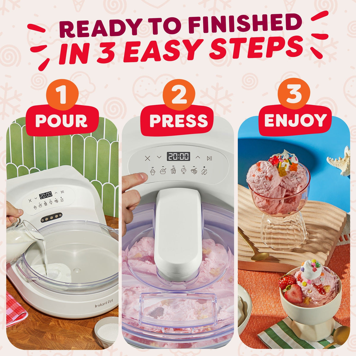Instant Pot® InstantChillTM Ice Cream Maker