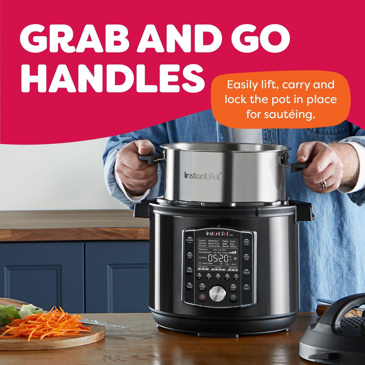 Instant Pot® ProTM 8QT Multi-Use Pressure Cooker