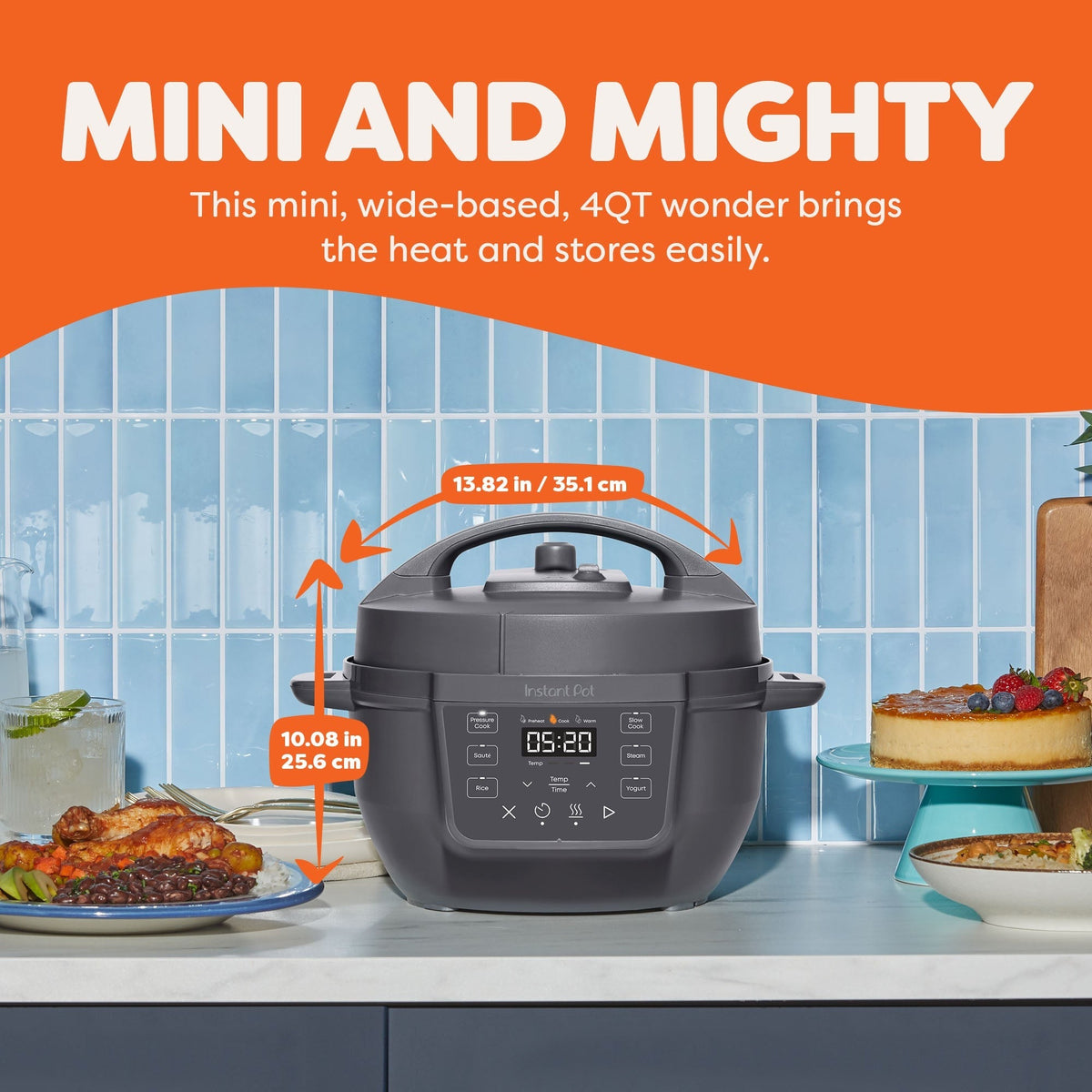 Instant Pot® 4QT RIOTM Mini Multi-Cooker, Truffle
