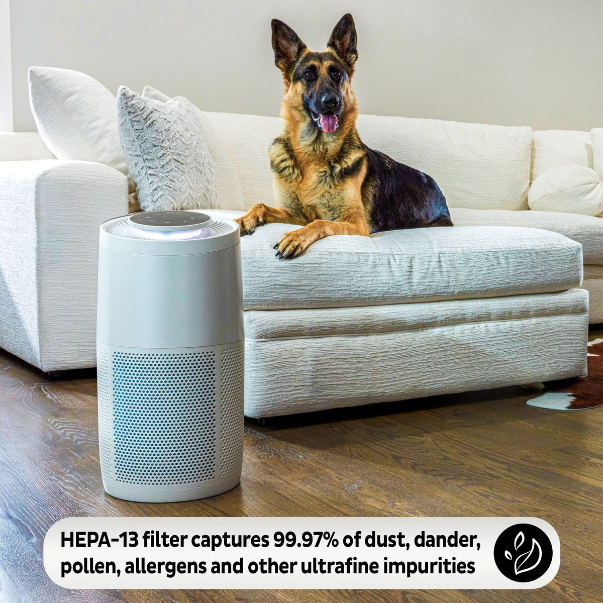 Instant Pot® Air Purifier, Large with Night Mode, Pearl