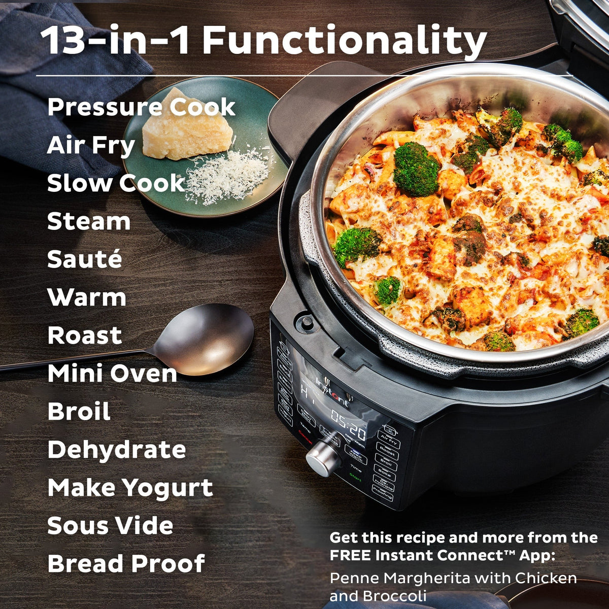 Instant Pot® DuoTM CrispTM 6.5QT with Ultimate Lid Multi-Cooker and Air Fryer