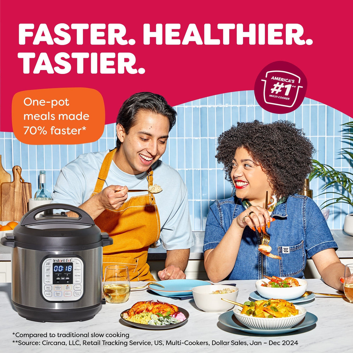 Instant Pot® DuoTM 6QT Multi-Use Pressure Cooker